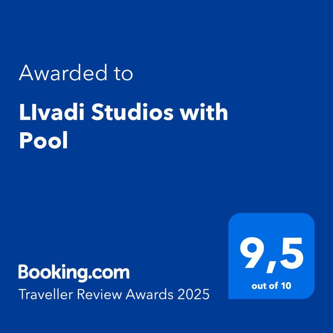 Livadi Studios With Pool Lakka  Ngoại thất bức ảnh